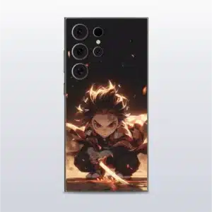 Tanjiro Kamado (Demon Slayer) - mobile skins and wrap - skinzo - Samsung Galaxy S24 Ultra