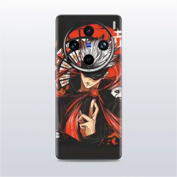 Satoru Gojo - Reversal Red (Jujutsu Kaisen) Fan Art - mobile skins and wrap - skinzo - vivo X100 Pro