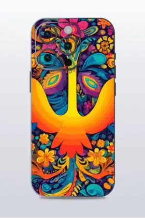 Floral Abstract - mobile skins and wrap - skinzo - Apple Iphone 15 Pro Max