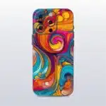 Smudged Colors - mobile skins and wrap - skinzo - Apple Iphone 15 Pro Max