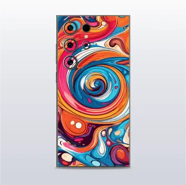 Spiral Colors - mobile skins and wrap - skinzo - Samsung Galaxy S24 Ultra