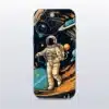 Astronaut In Solar System - mobile skins and wrap - skinzo - Apple Iphone 15 Pro Max