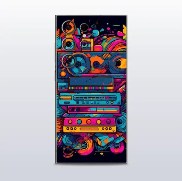 Canvas of Chaos - mobile skins and wrap - skinzo - Samsung Galaxy S24 Ultra