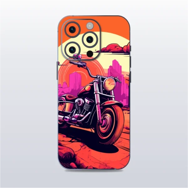 Wheels of Freedom - mobile skins and wrap - skinzo - Apple Iphone 15 Pro Max