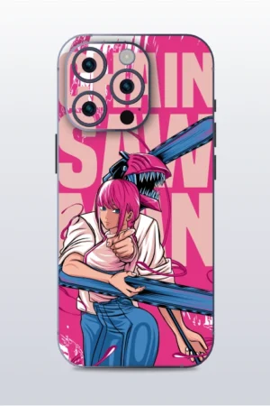 Chainsaw Man - mobile skins and wrap - skinzo - Apple Iphone 15 Pro Max