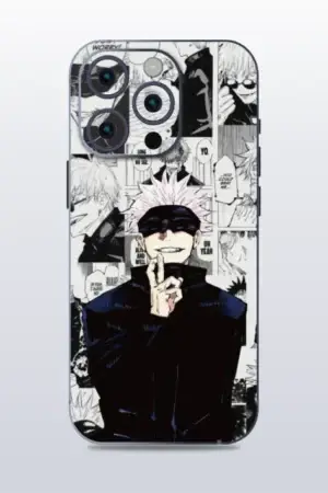 Satoru Gojo Manga Edition - mobile skins and wrap - skinzo - Apple Iphone 15 Pro Max