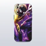 Saitama & Cosmic garou (One Punch Man) - mobile skins and wrap - skinzo - Apple Iphone 15 Pro Max