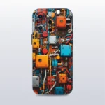 Circuit Trap - mobile skins and wrap - skinzo - Apple Iphone 15 Pro Max