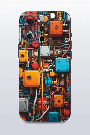 Circuit Trap - mobile skins and wrap - skinzo - Apple Iphone 15 Pro Max