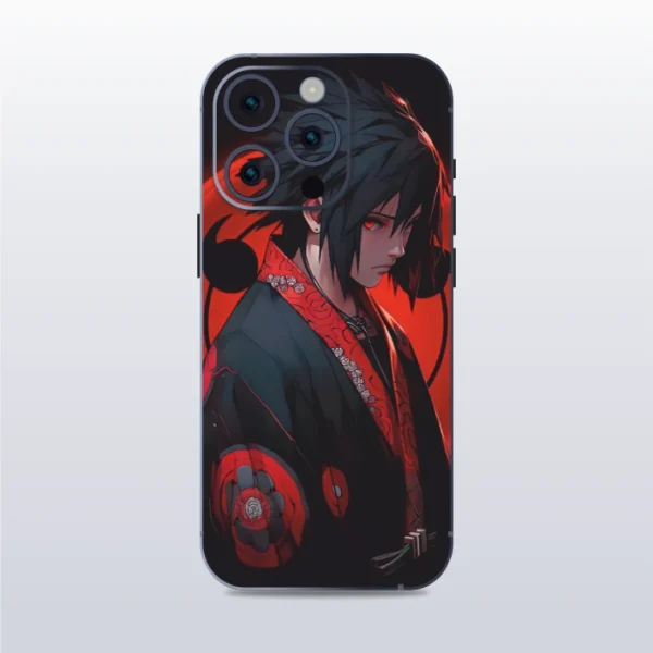 Sasuke Uchiha (Naruto) - mobile skins and wrap - skinzo - Apple Iphone 15 Pro Max