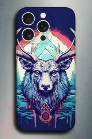 Reindeer - mobile skins and wrap - skinzo - Apple Iphone 15 Pro Max