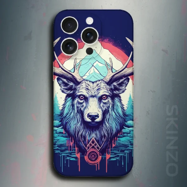 Reindeer - mobile skins and wrap - skinzo - Apple Iphone 15 Pro Max
