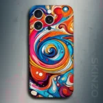 Spiral Colors - mobile skins and wrap - skinzo - Apple Iphone 15 Pro Max