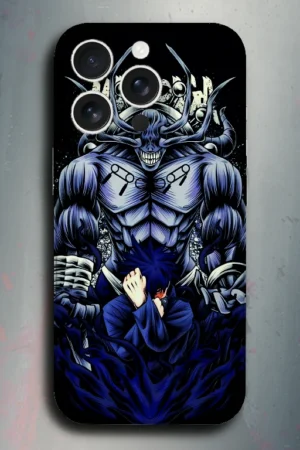 Mahoraga Dark (Jujutsu Kaisen) - mobile skins and wrap - skinzo - Apple Iphone 15 Pro Max