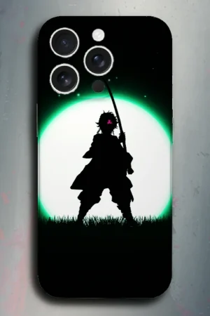 Tanjiro Kamado Demon Slayer - mobile skins and wrap - skinzo - Apple Iphone 15 Pro Max