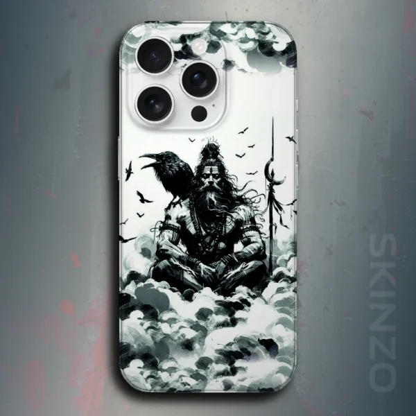 Bhagwan Parshuram - mobile skins and wrap - skinzo - Apple Iphone 15 Pro Max