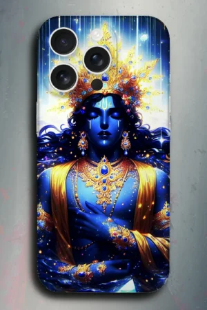 Bhagwan Vishnu - mobile skins and wrap - skinzo - Apple Iphone 15 Pro Max