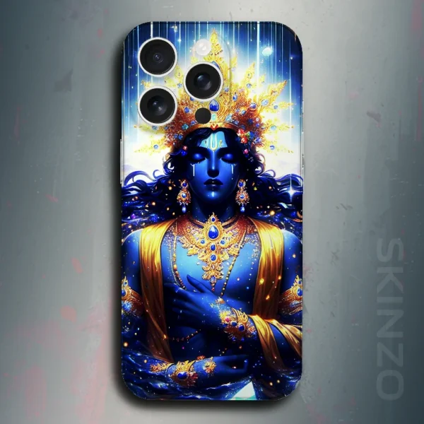 Bhagwan Vishnu - mobile skins and wrap - skinzo - Apple Iphone 15 Pro Max