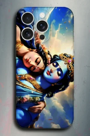 Radha Krishna - mobile skins and wrap - skinzo - Apple Iphone 15 Pro Max