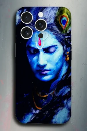 Shri Krishna - mobile skins and wrap - skinzo - Apple Iphone 15 Pro Max