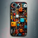 Circuit Trap - mobile skins and wrap - skinzo - Apple Iphone 15 Pro Max