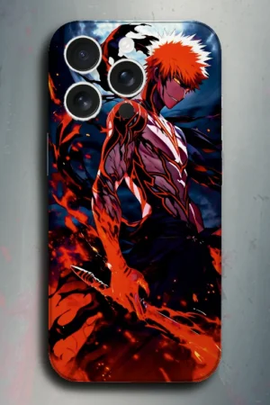 Ichigo Kurosaki (Bleach) - mobile skins and wrap - skinzo - Apple Iphone 15 Pro Max