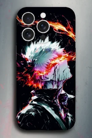 Gojo - The Sorcerer - mobile skins and wrap - skinzo - Apple Iphone 15 Pro Max