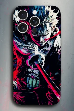 Zoro - The Billion-fold World Trichiliocosm (One Piece) - mobile skins and wrap - skinzo - Apple Iphone 15 Pro Max