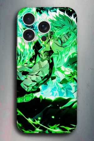 Sanemi Shinazugawa - Wind Hashira (Demon Slayer) - mobile skins and wrap - skinzo - Apple Iphone 15 Pro Max